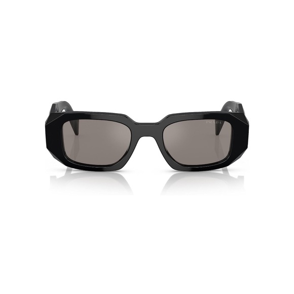 black rectangular Prada sunglasses | case & box included | release year: 2023 - Picture 4 of 7